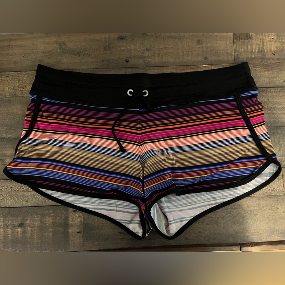 Athleta size large swim shorts.